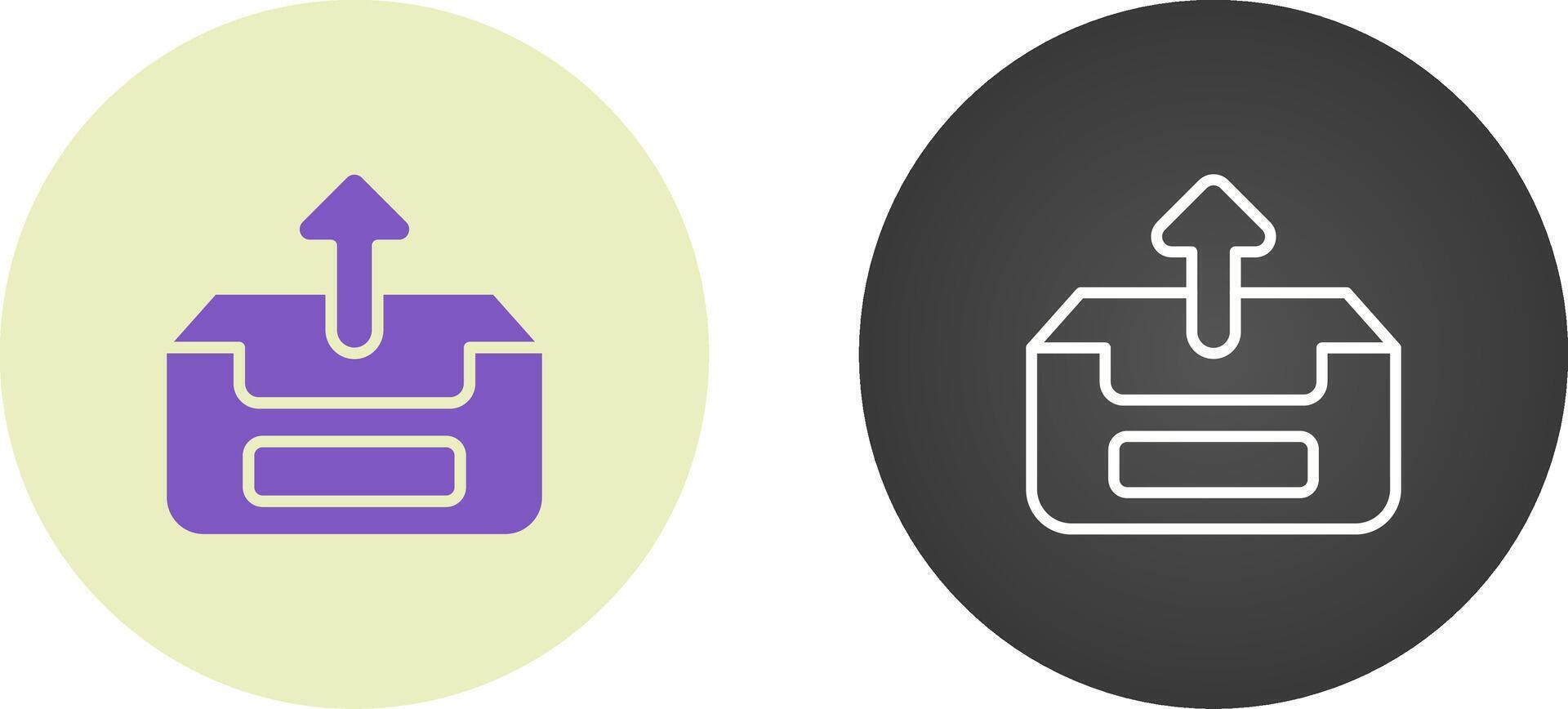Outbox Vector Icon