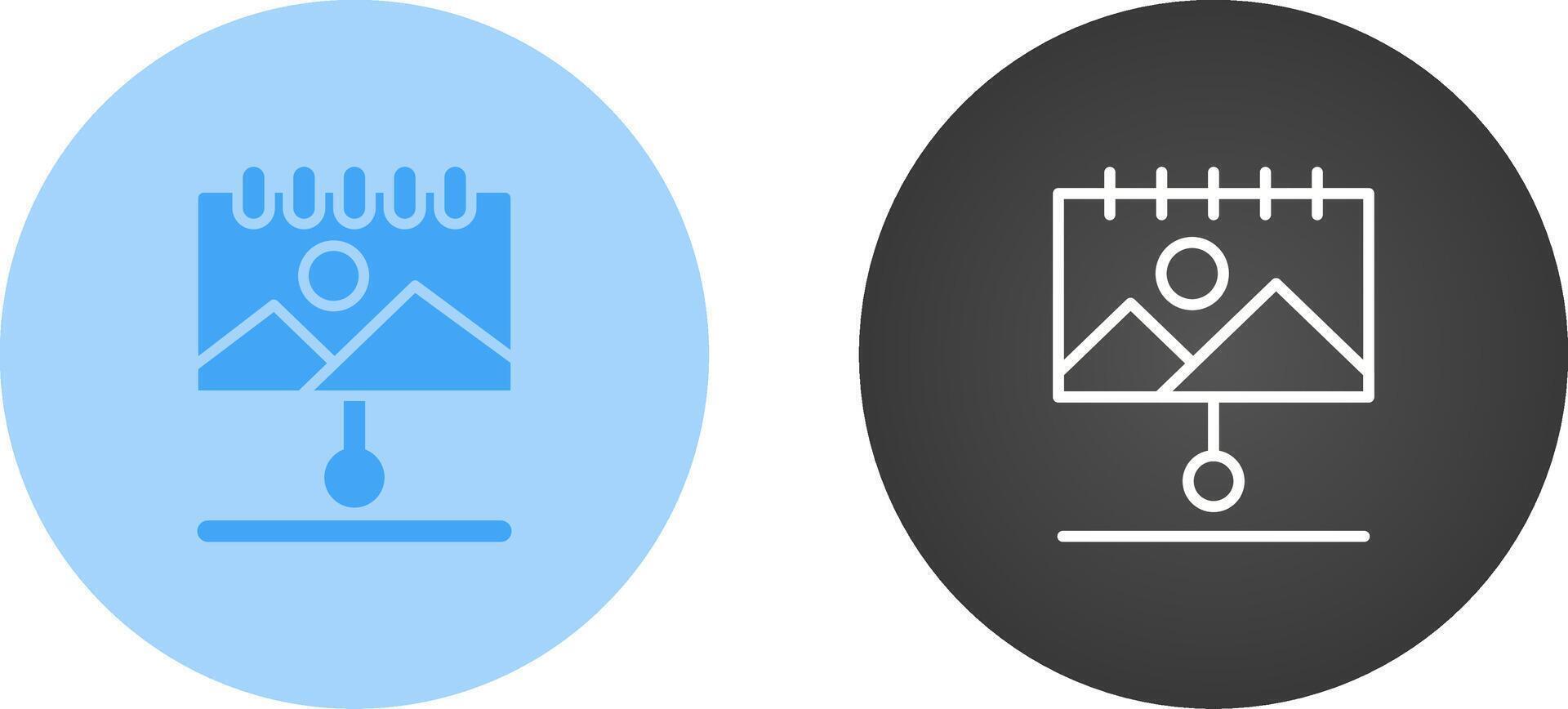 Canvas Vector Icon