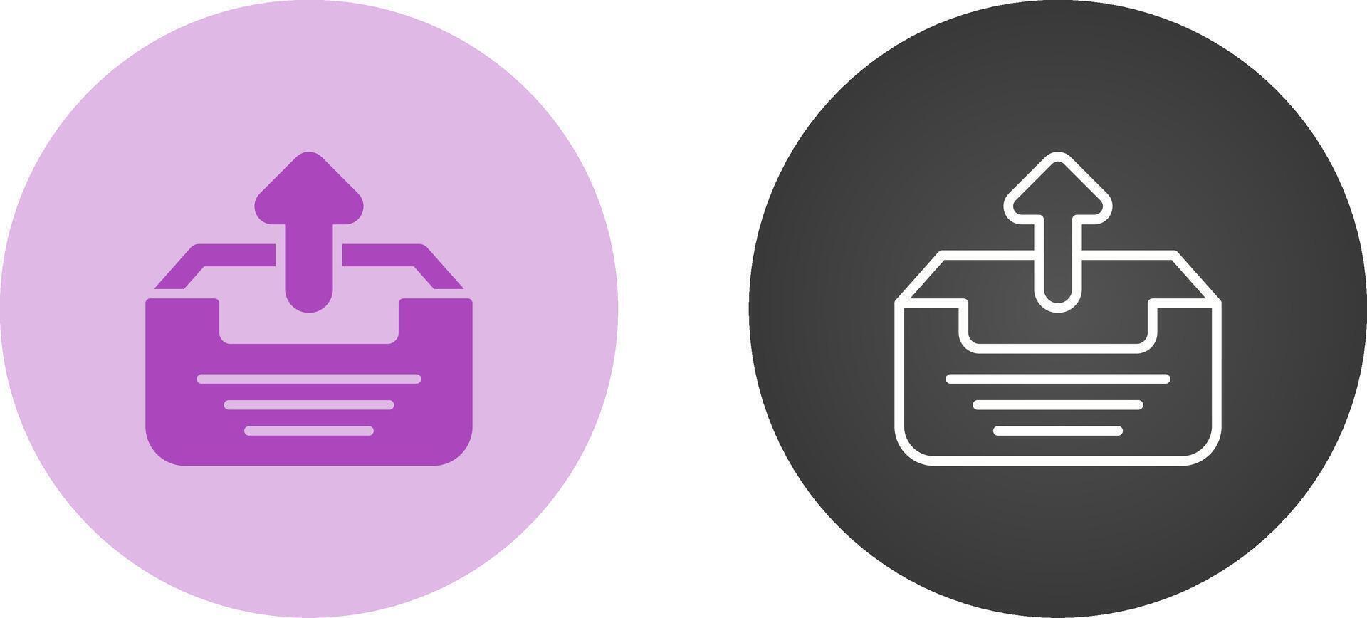 Outbox Vector Icon