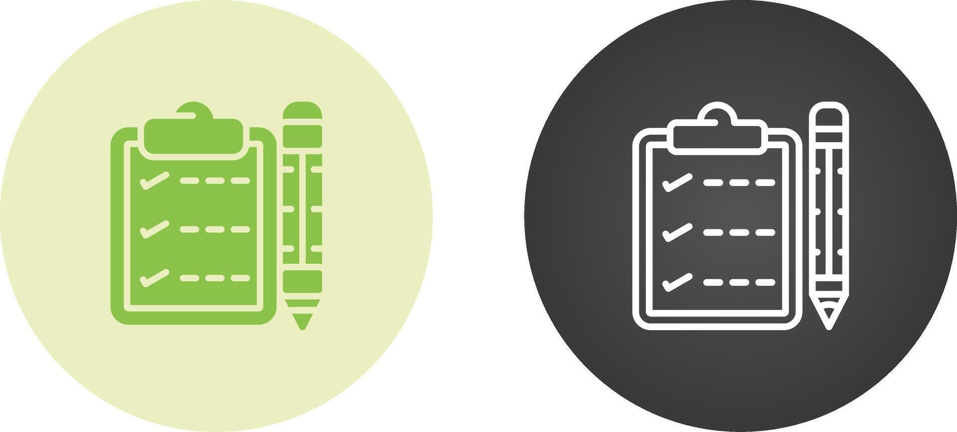 Writing pad Vector Icon