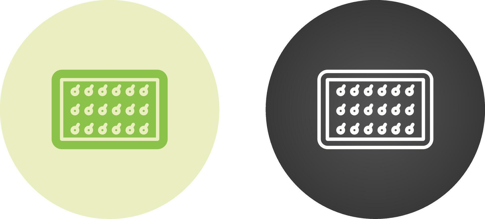 Pinboard with pins Vector Icon
