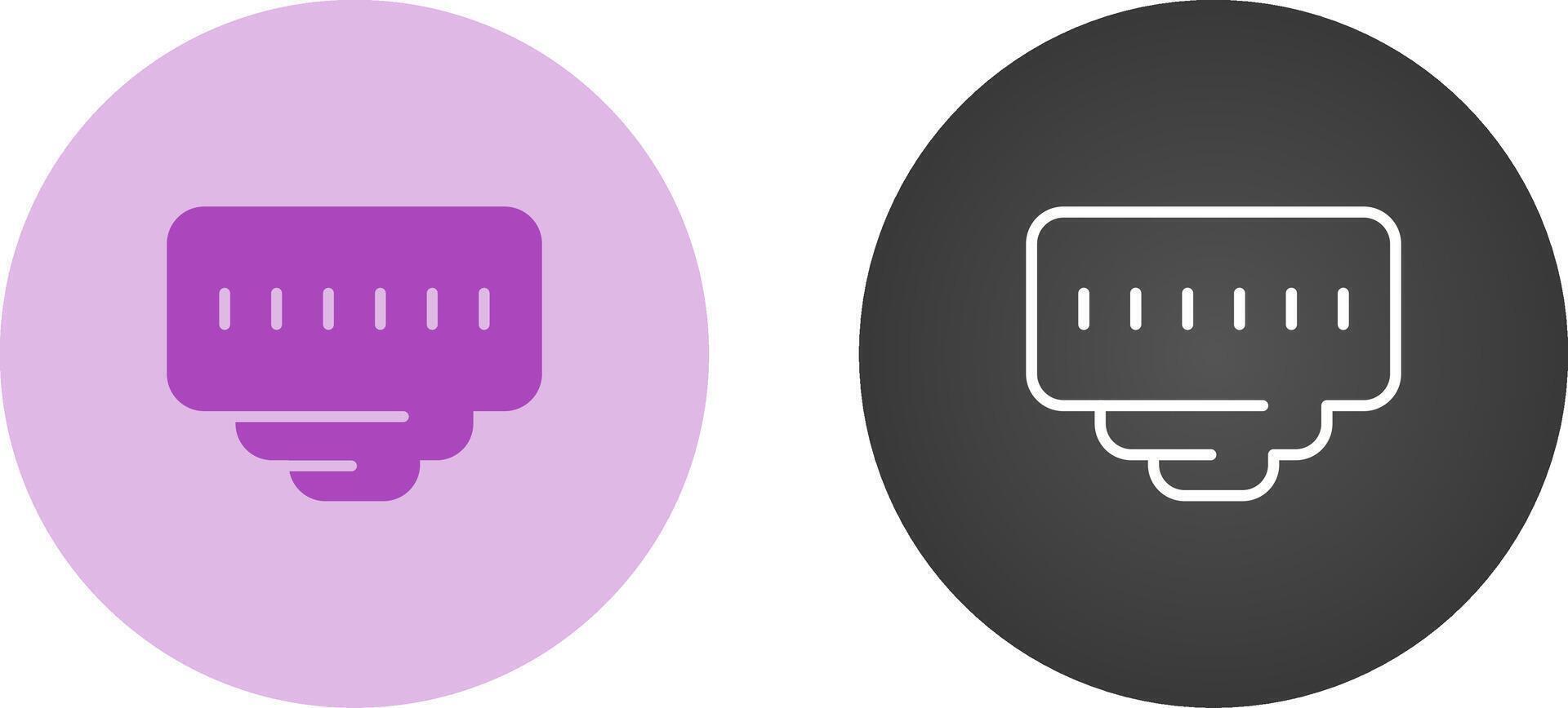 Ethernet Port Vector Icon