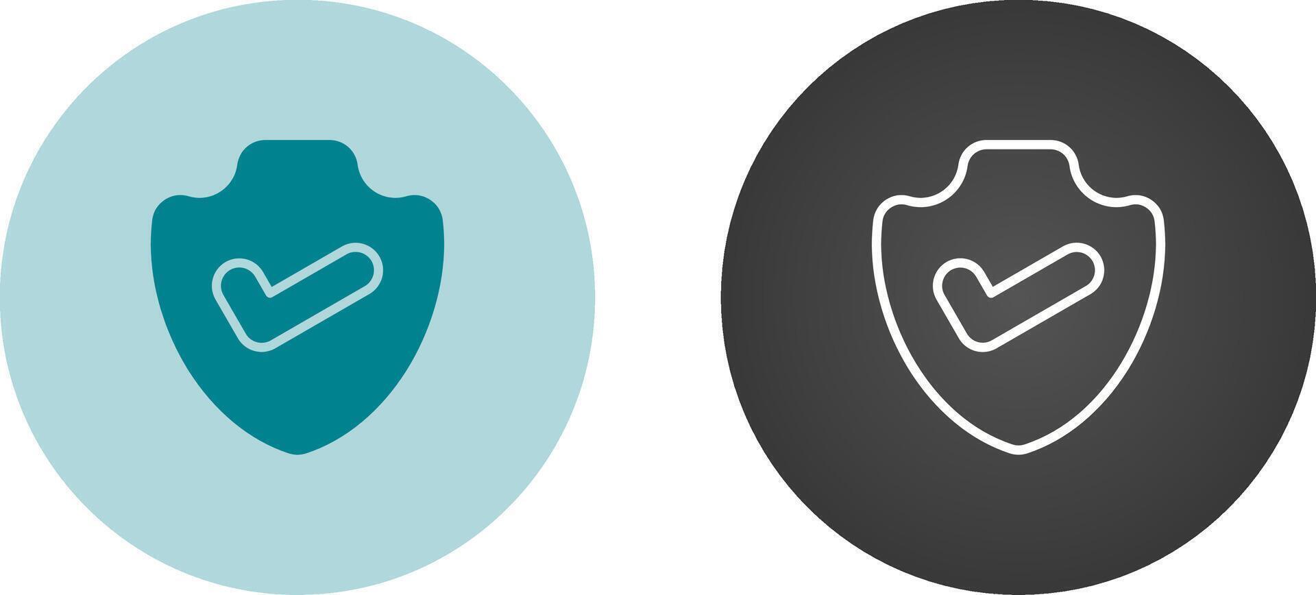 Sheild Check Vector Icon