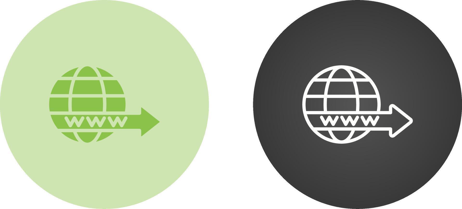 Domain Forwarding Vector Icon