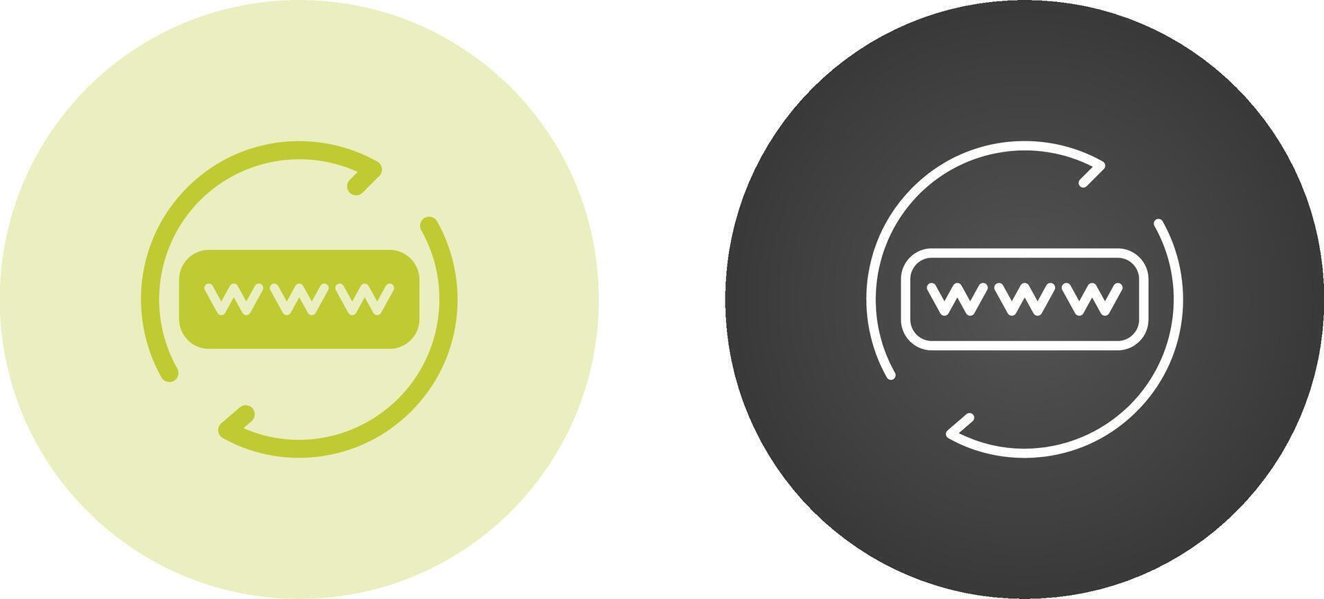 Domain Renewal Vector Icon