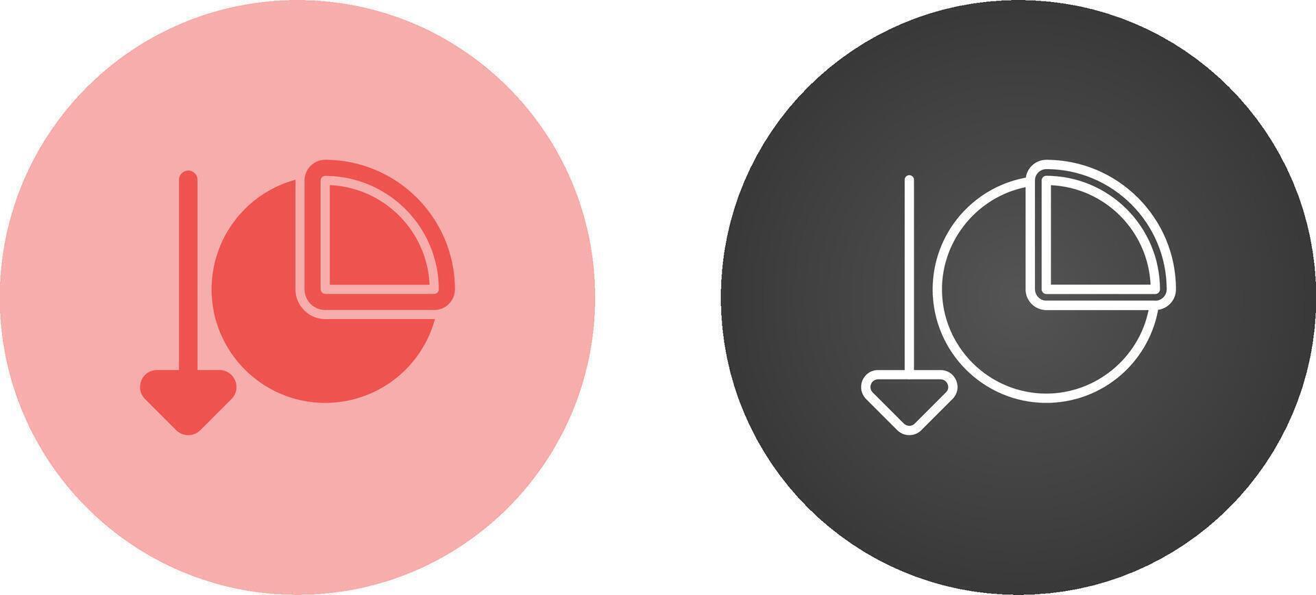 Chart Decreasing Vector Icon
