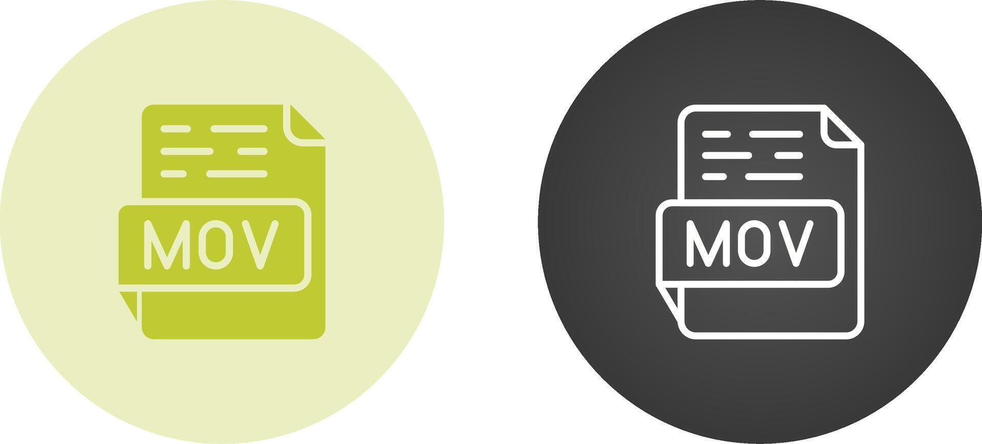 MOV Vector Icon