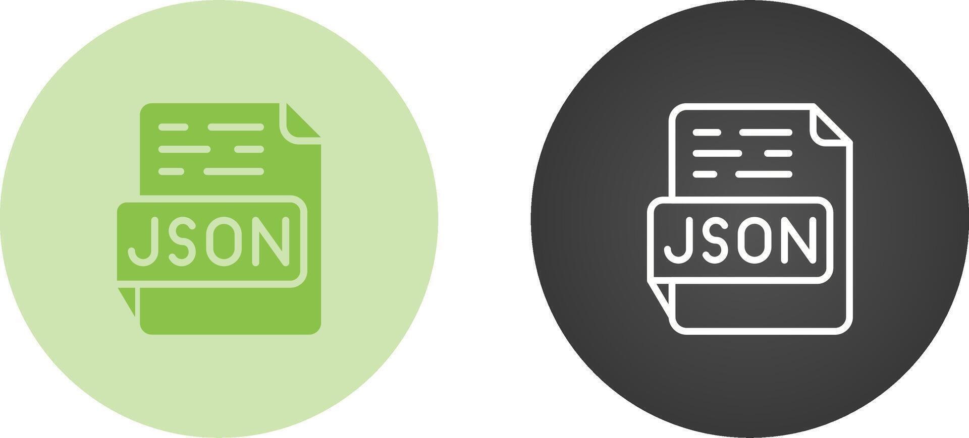 JSON Vector Icon