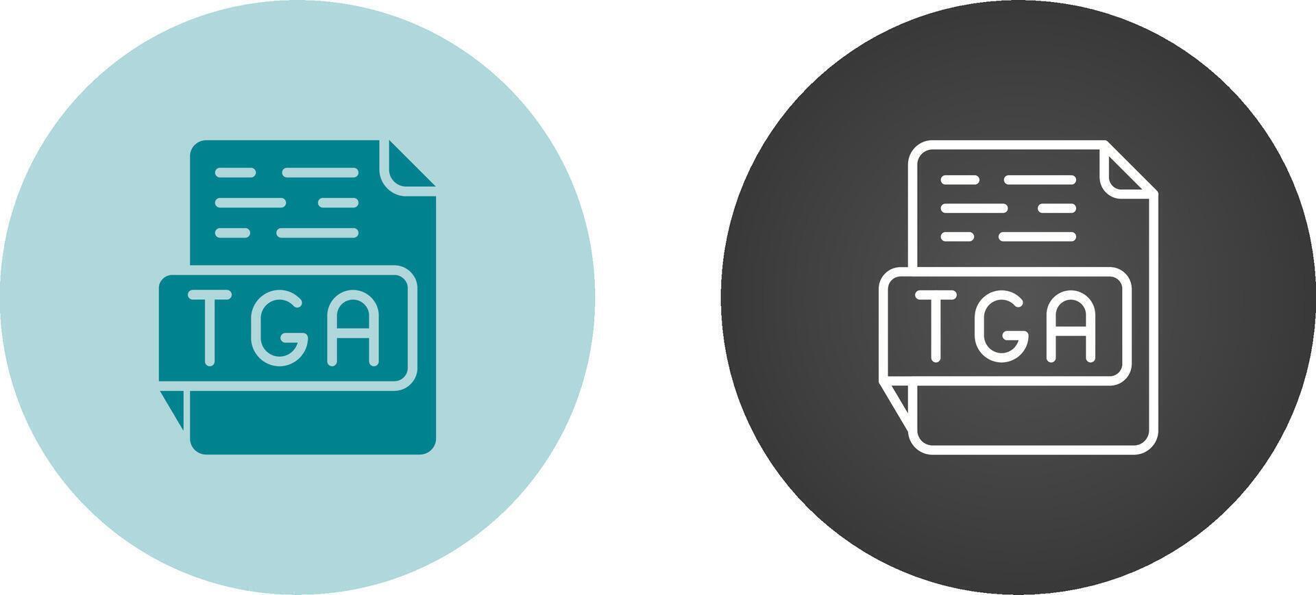 TGA Vector Icon