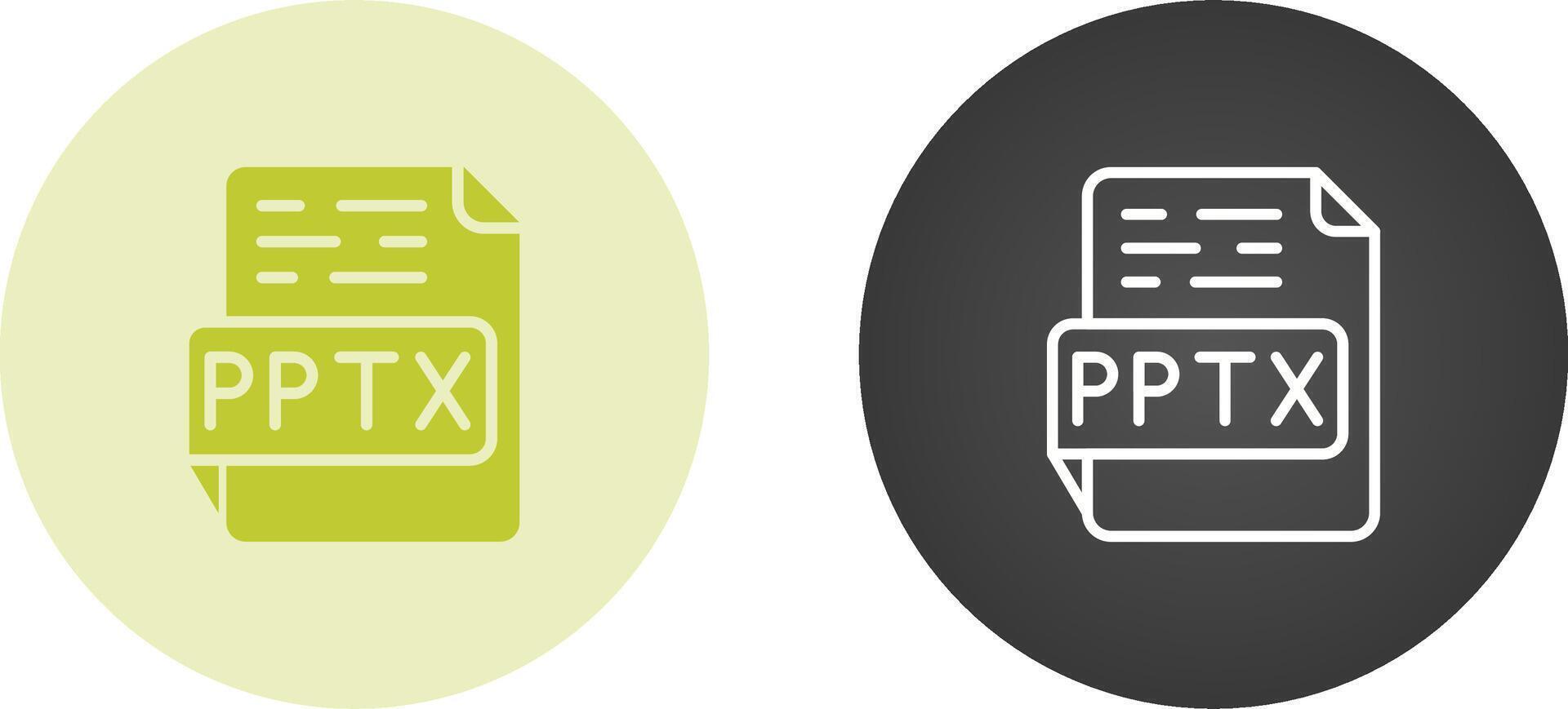 PPTX Vector Icon