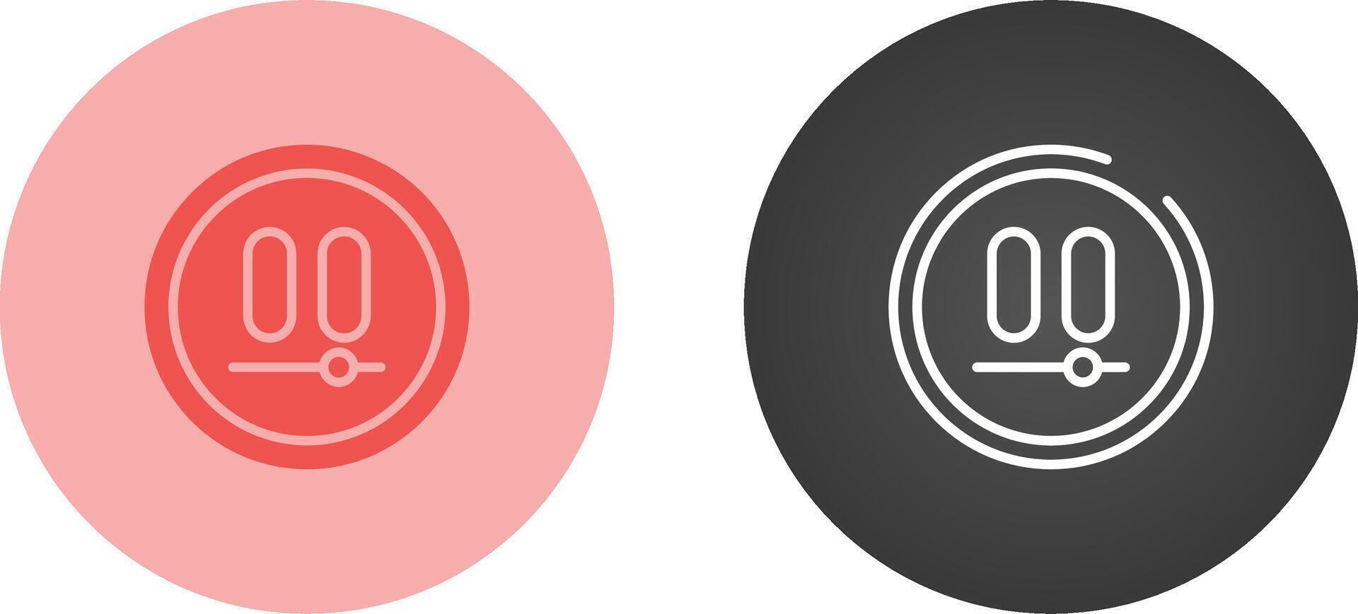 Video Pause Button Vector Icon