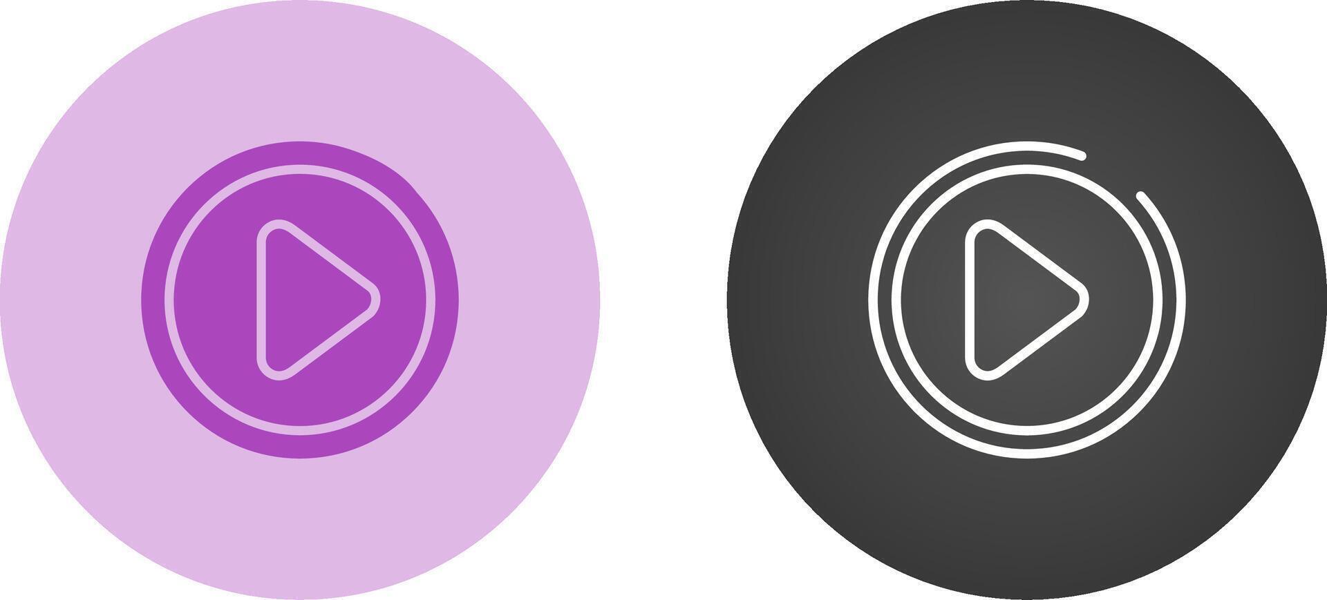 Play Button Vector Icon