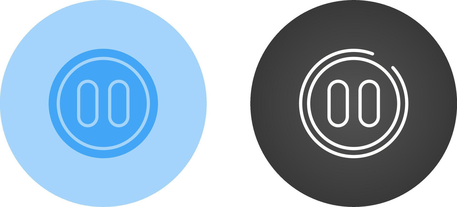 Pause Button Vector Icon 40643878 Vector Art at Vecteezy