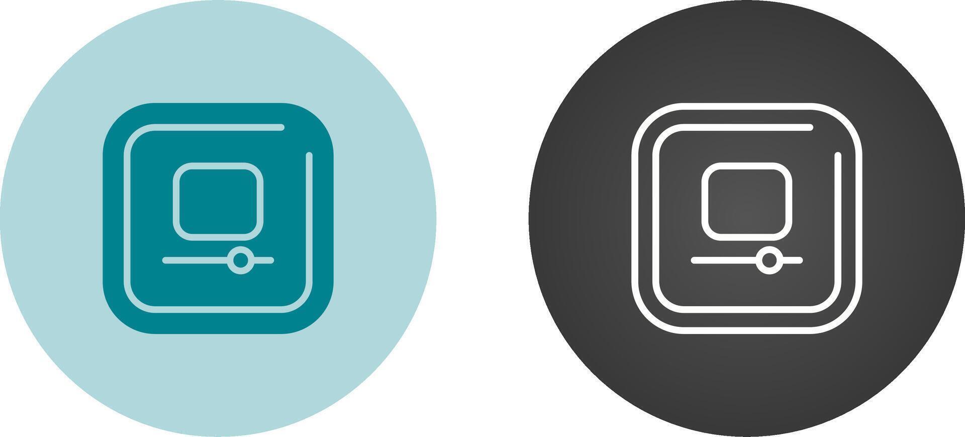 Video Stop Square Vector Icon