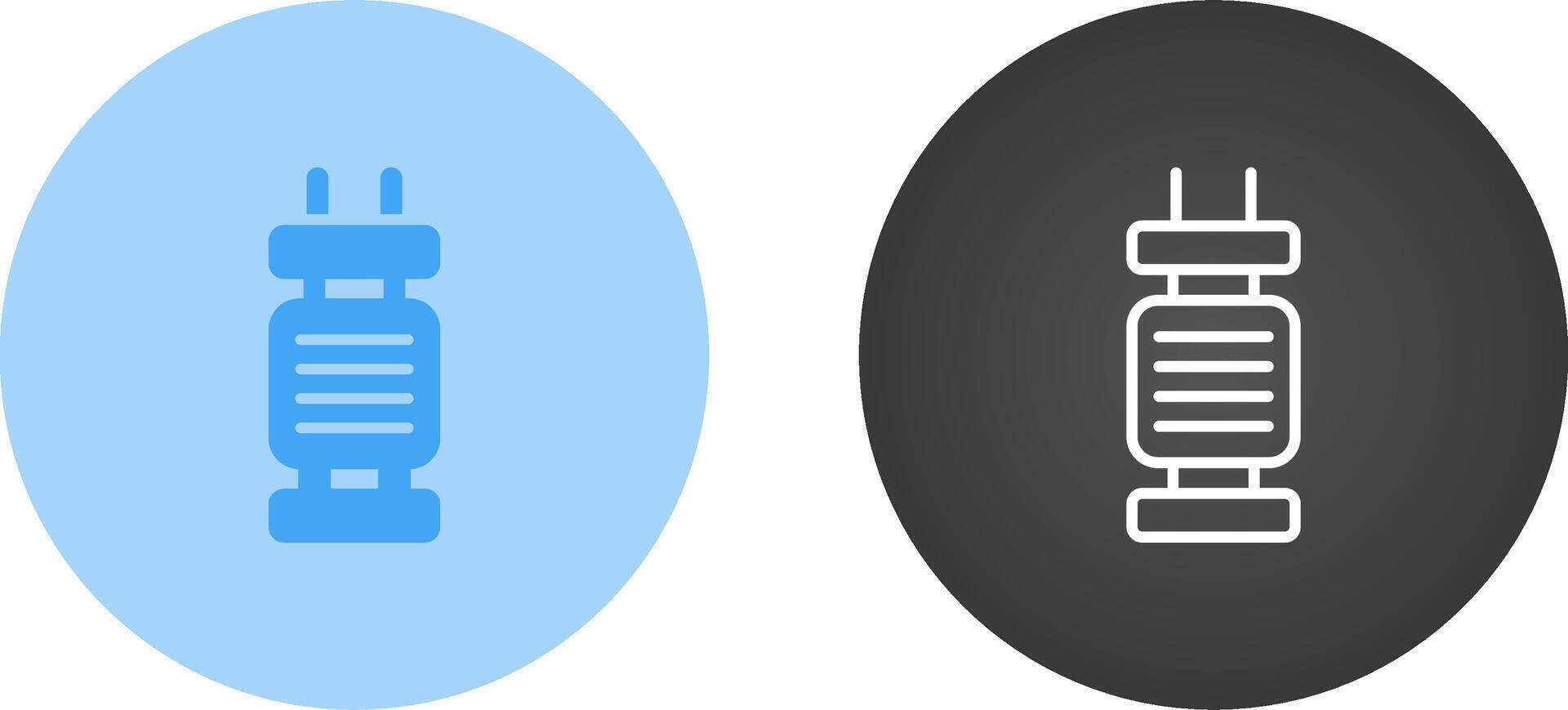 Capacitor Vector Icon
