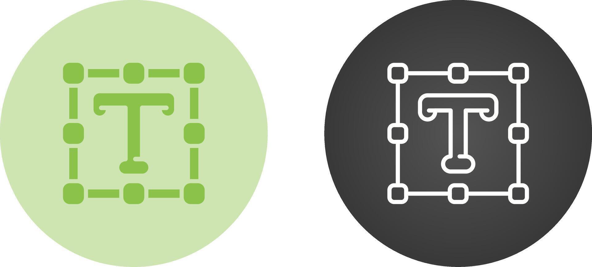 Text Tool Vector Icon