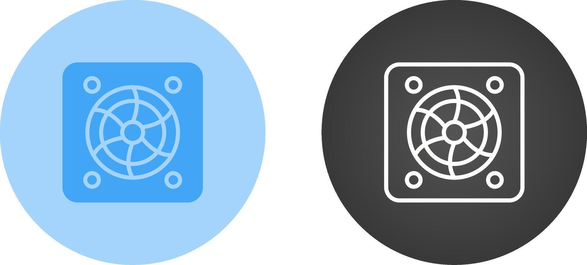 Cooling Fan Vector Icon