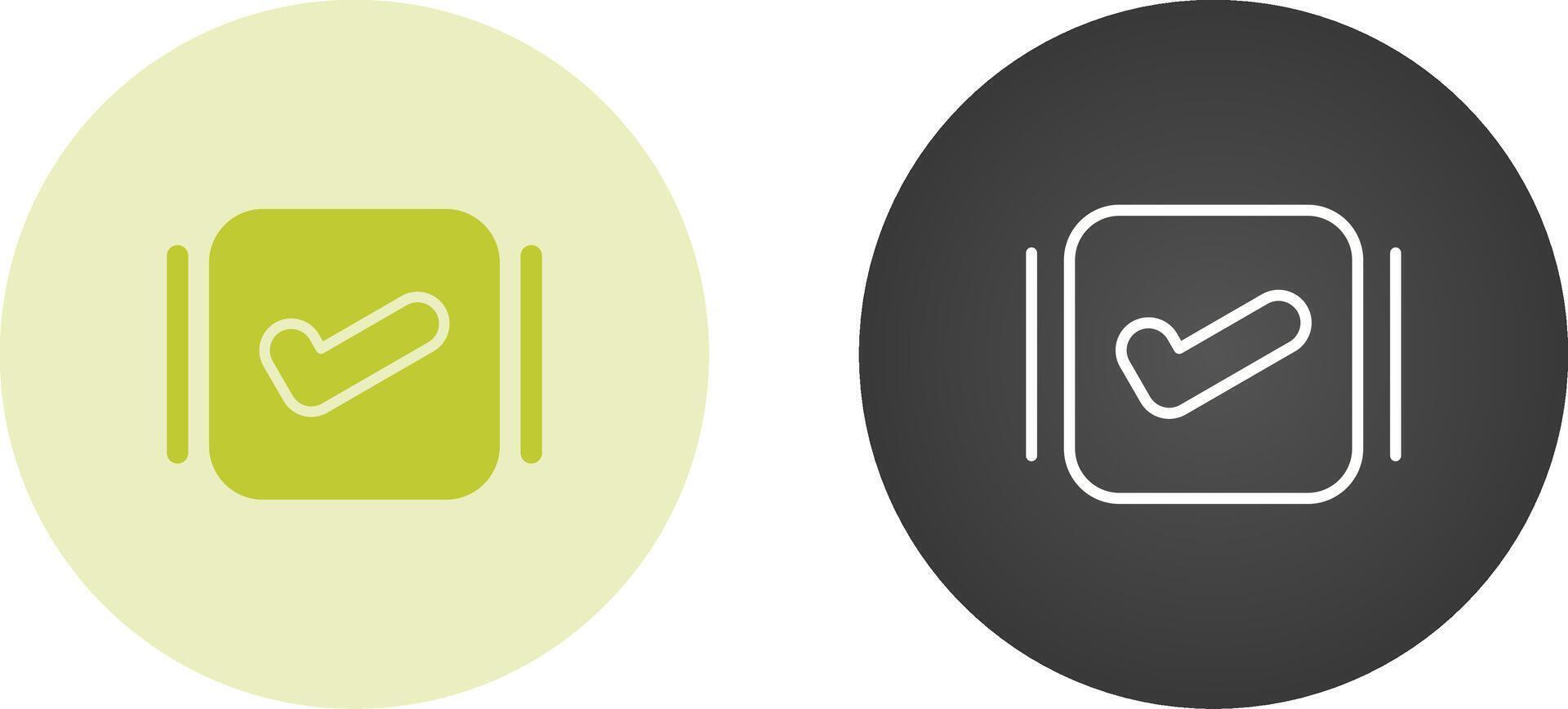 Tick Box Vector Icon