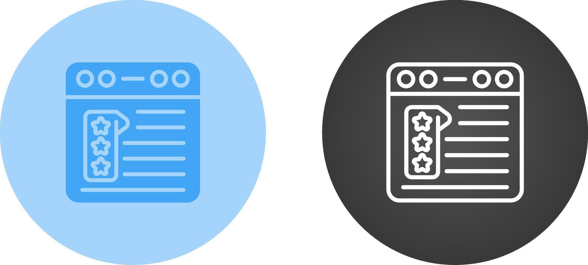 Review Vector Icon