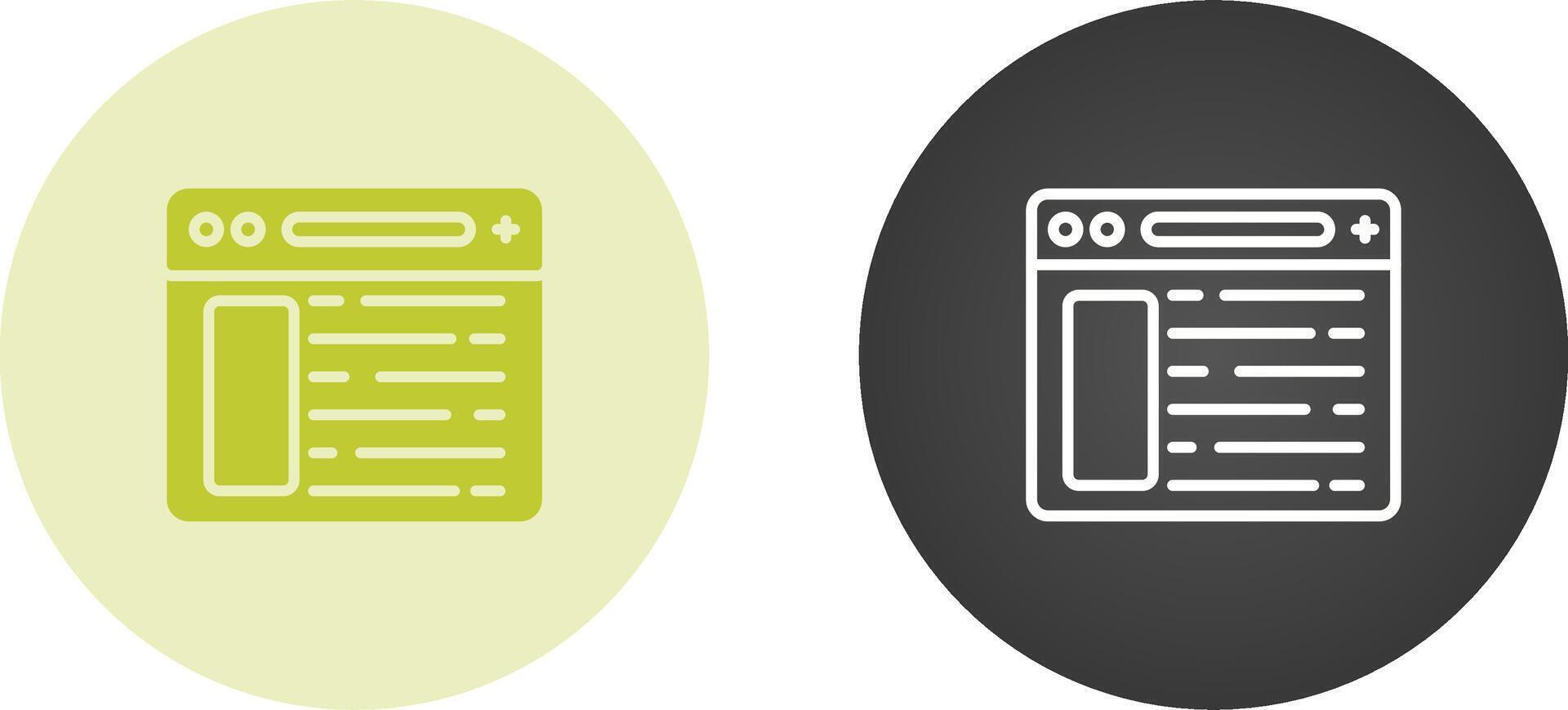 Browser Vector Icon