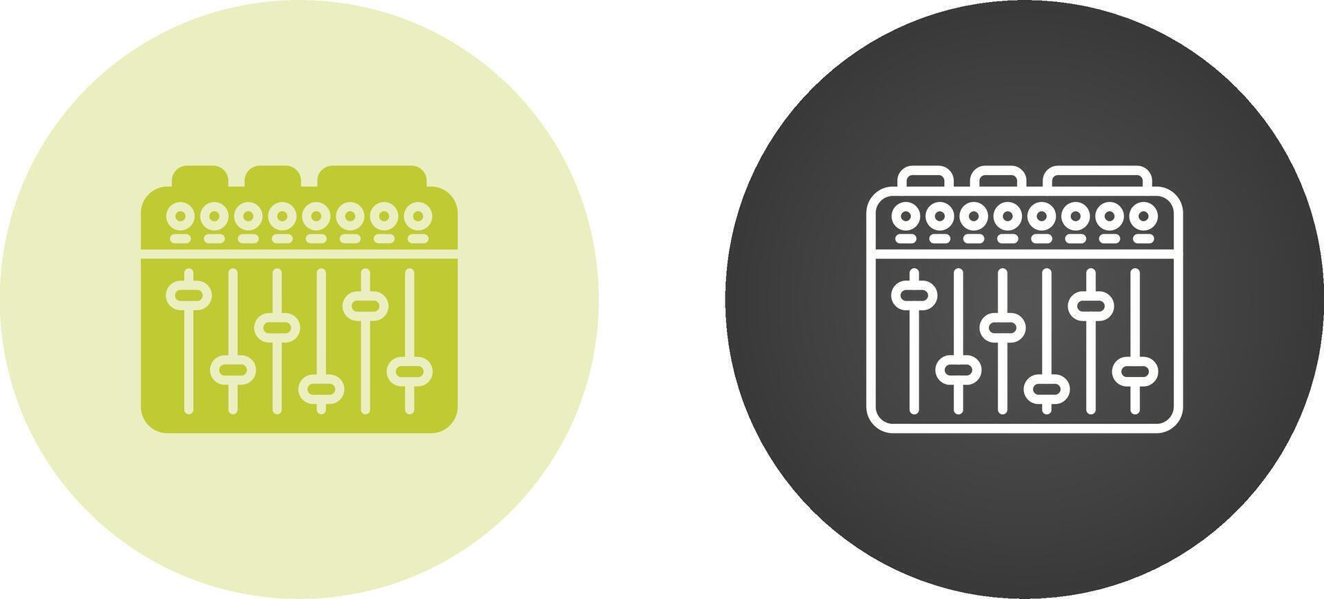 Sound Mixer Vector Icon