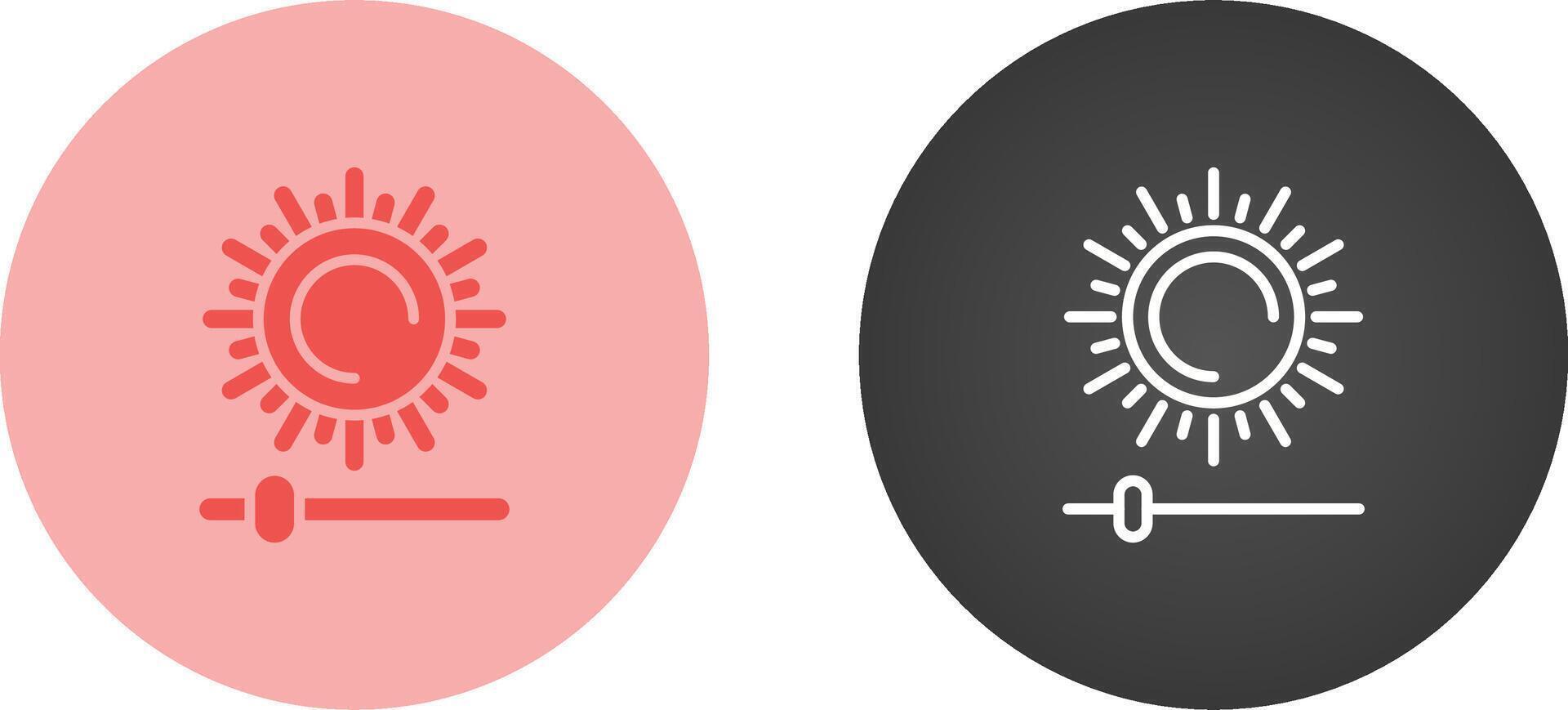 Brightness And Contrast Vector Icon