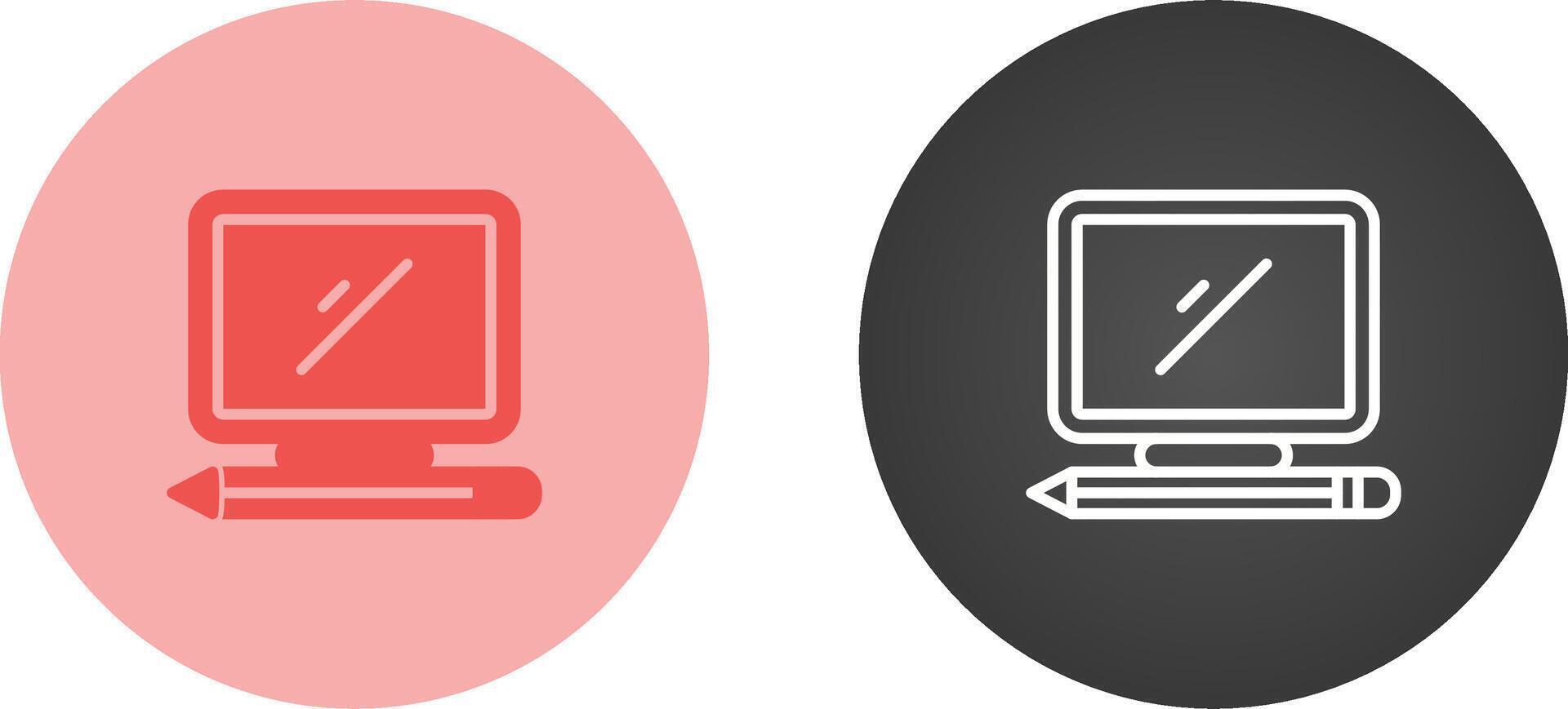 Desktop Computer Vector Icon