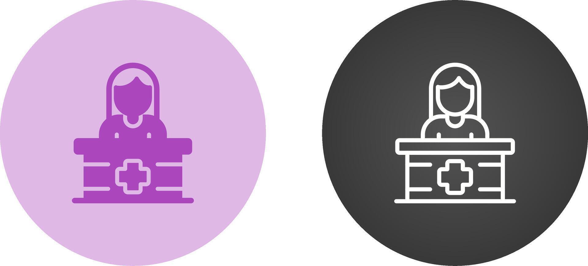 Receptionist Vector Icon 40645645 Vector Art at Vecteezy