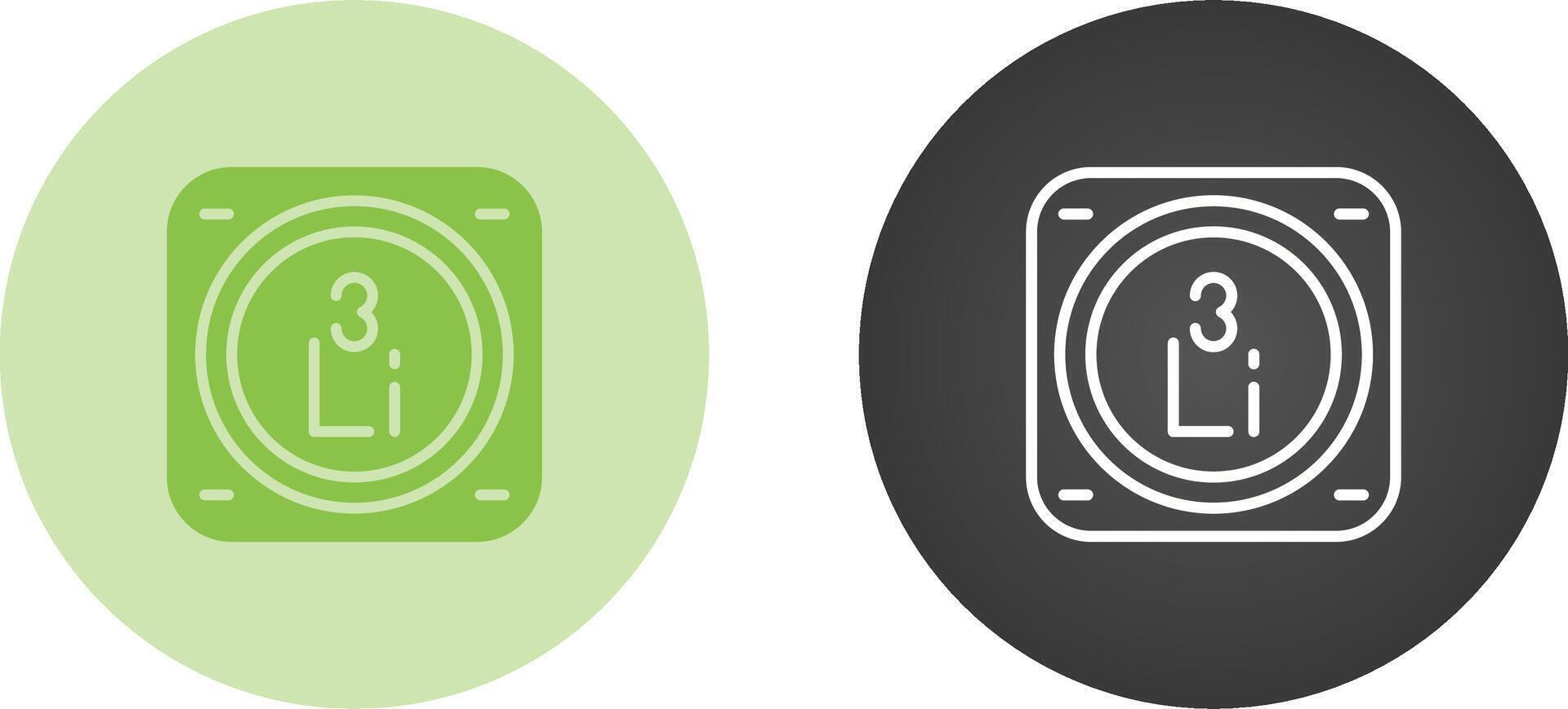 Lithium Vector Icon