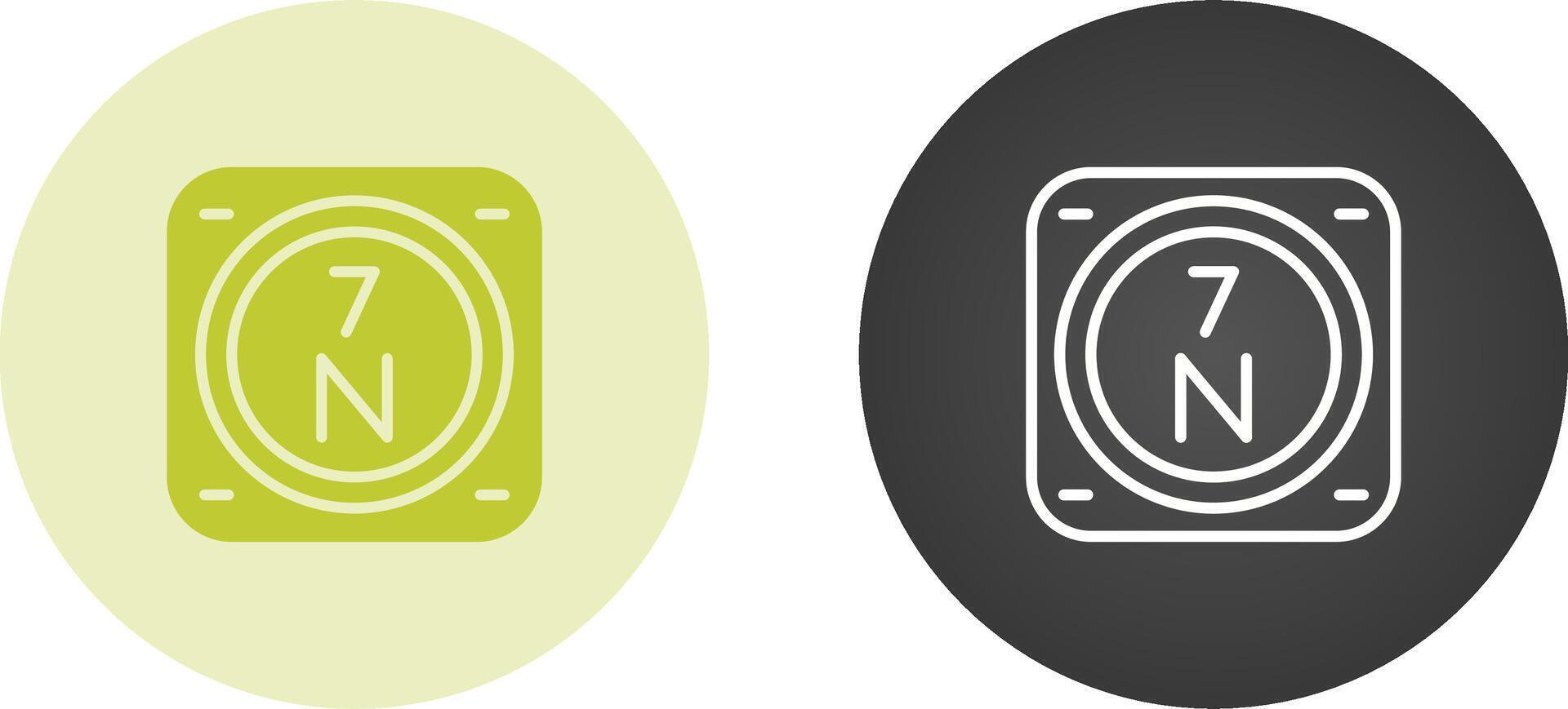 Nitrogen Vector Icon