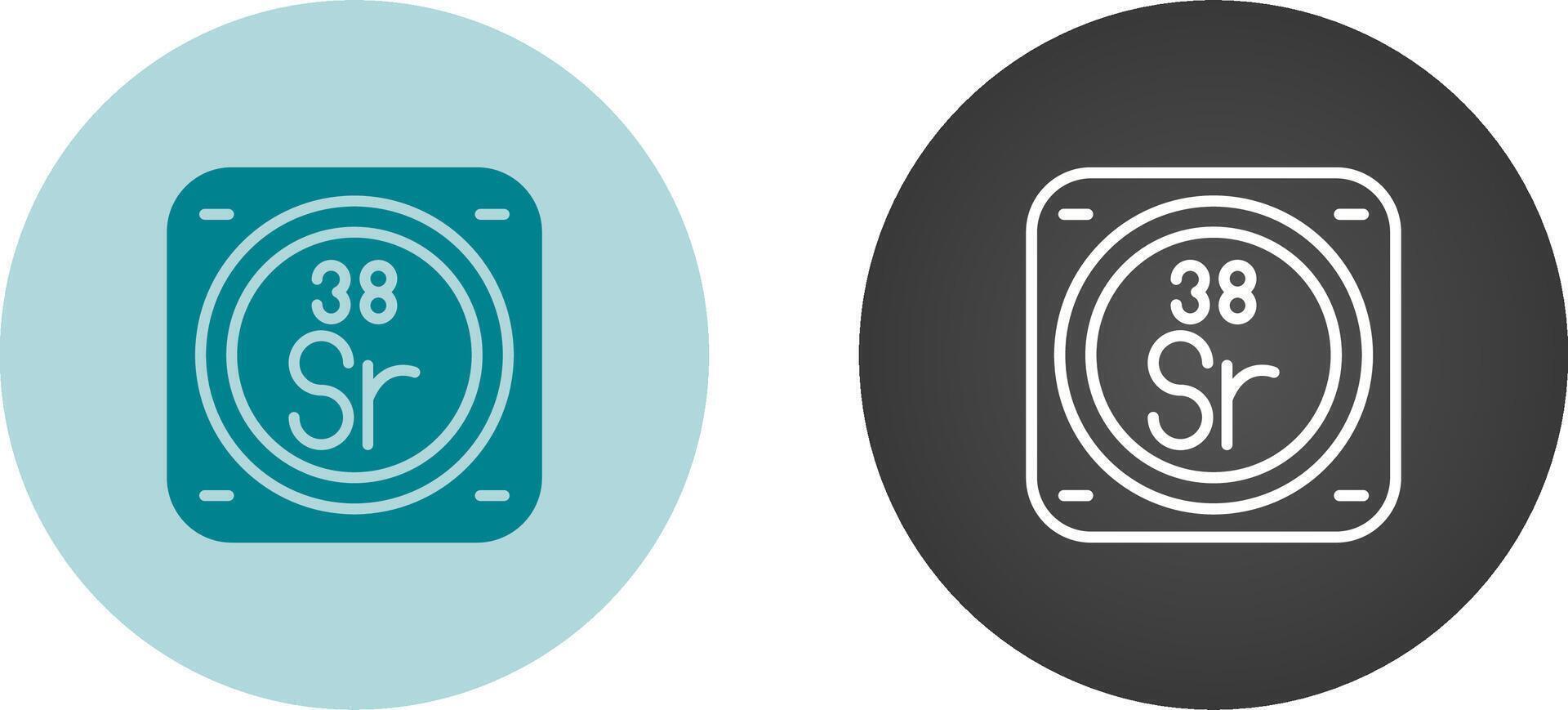 Strontium Vector Icon