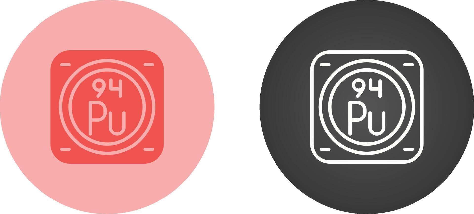 Plutonium Vector Icon