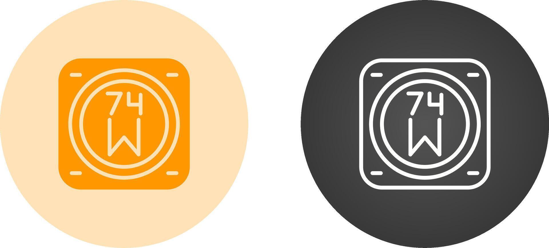 Tungsten Vector Icon