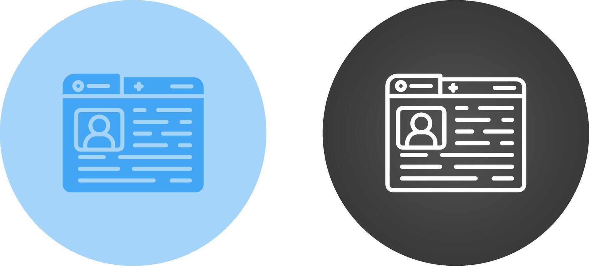 Profile Vector Icon
