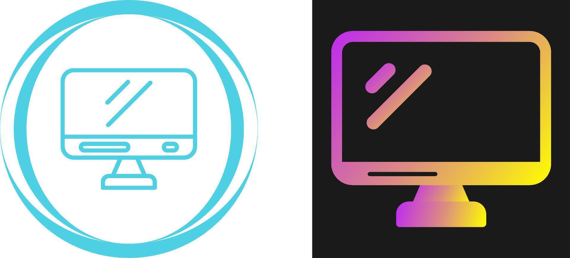 Monitor Vector Icon