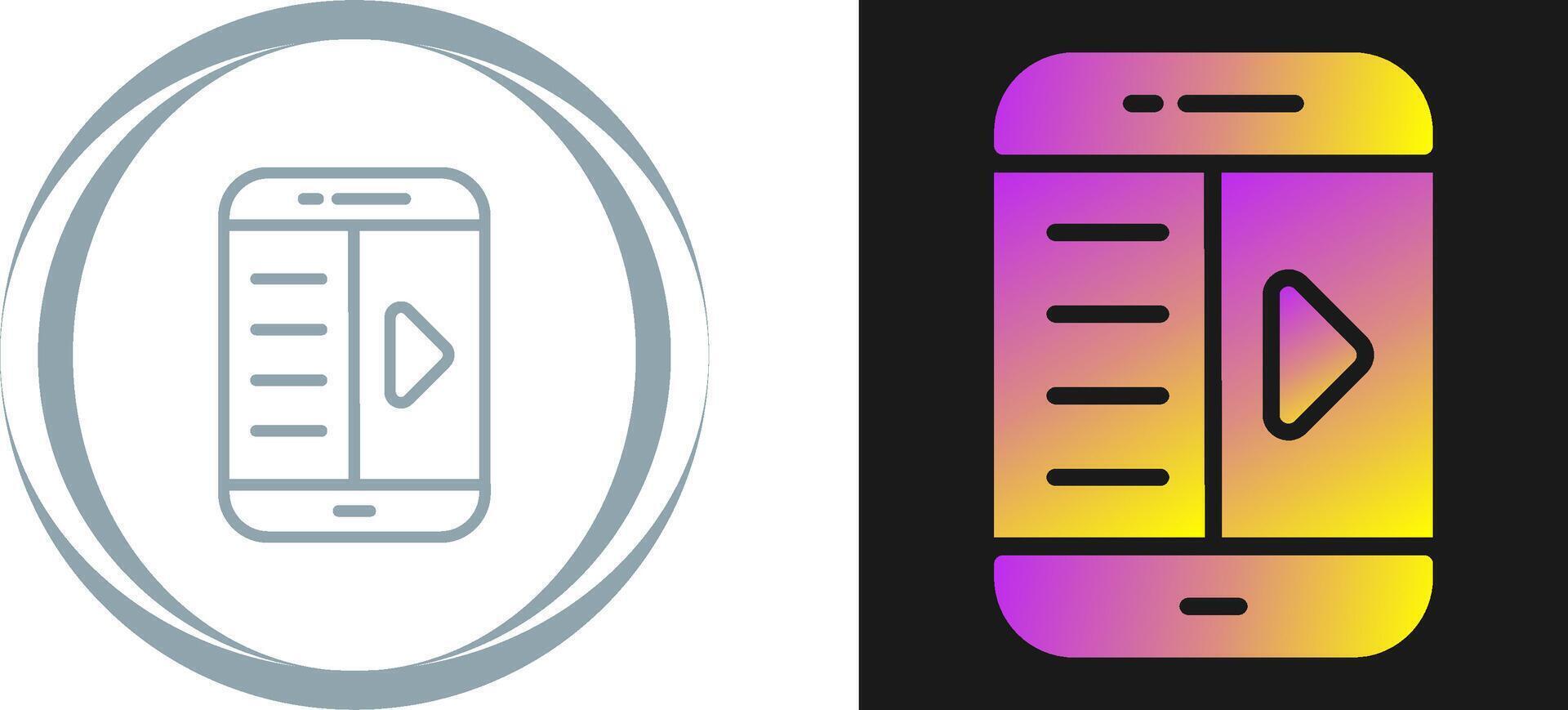 E-Book Reader Vector Icon
