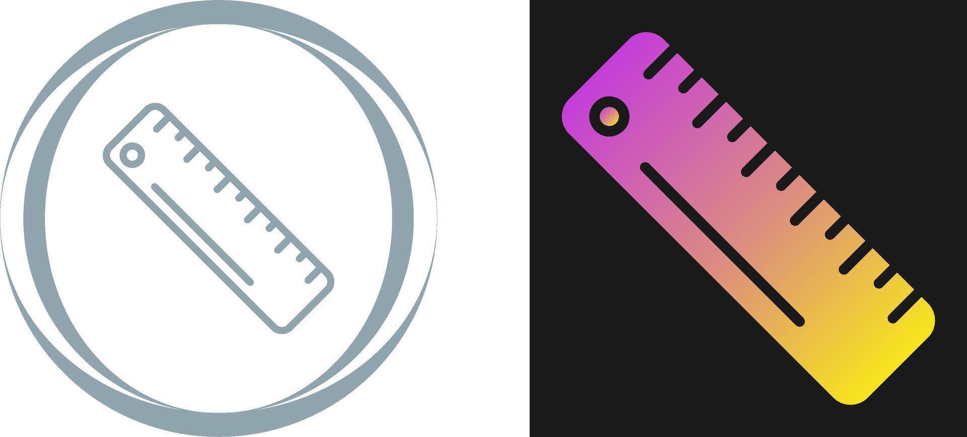 Ruler Vector Icon