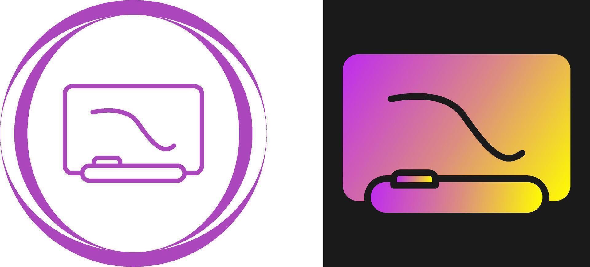 Interactive Whiteboard Vector Icon