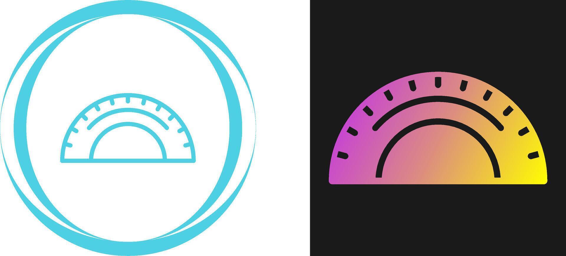 Protractor Vector Icon