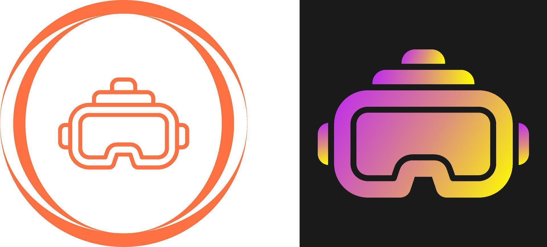 Virtual Reality Headset Vector Icon