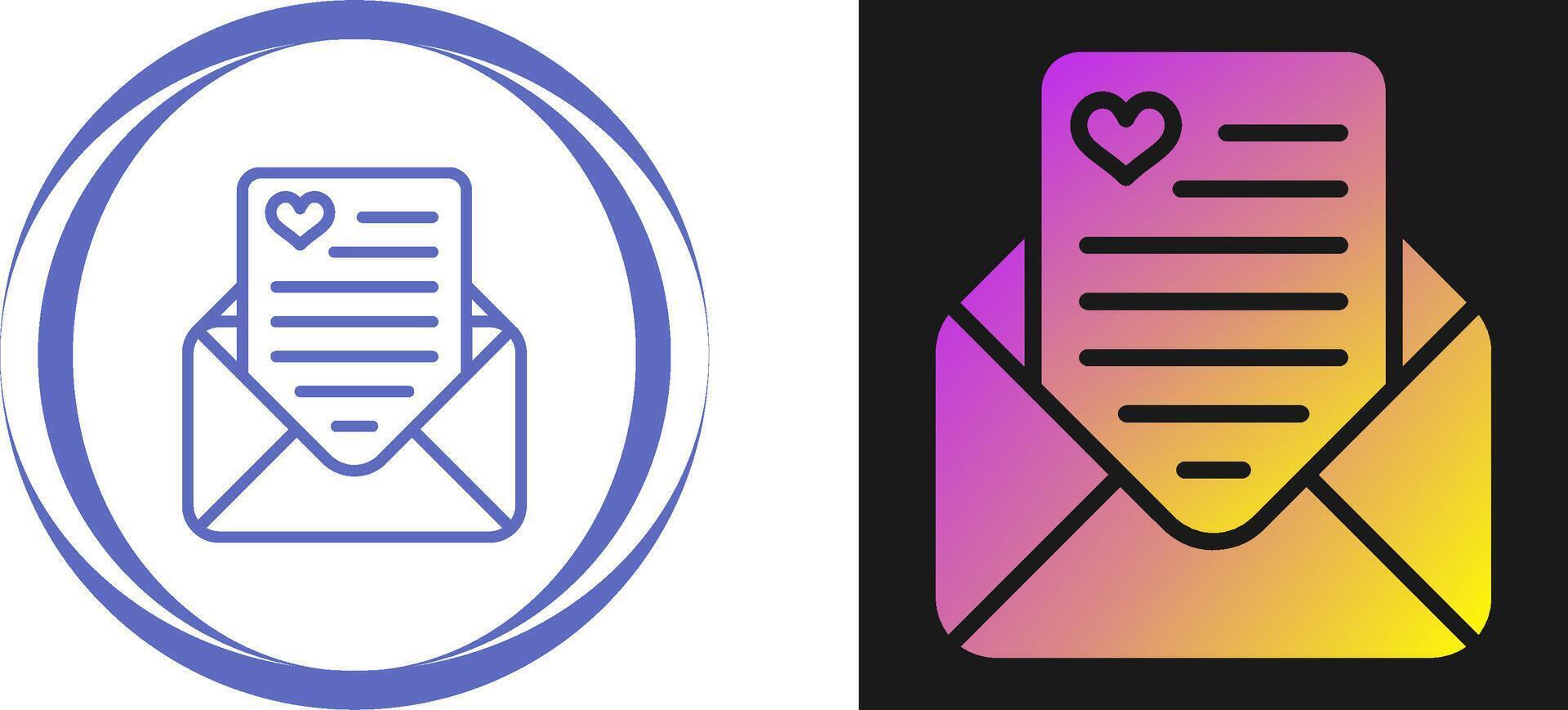 Love letter Vector Icon