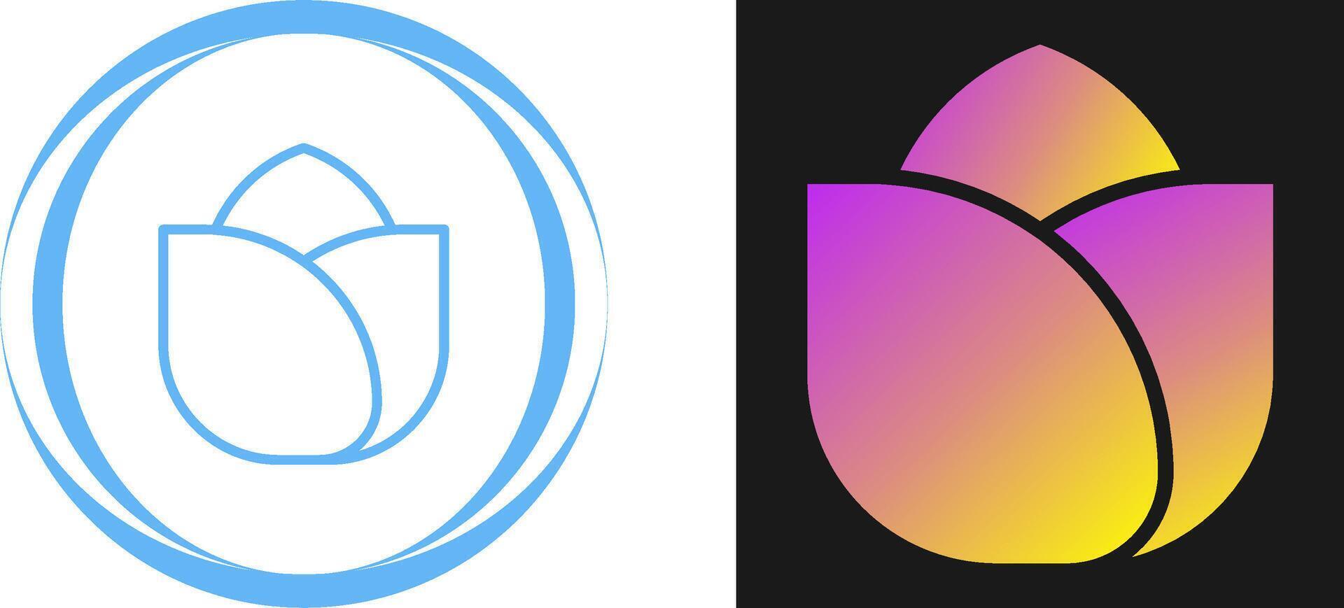 Rose petals Vector Icon