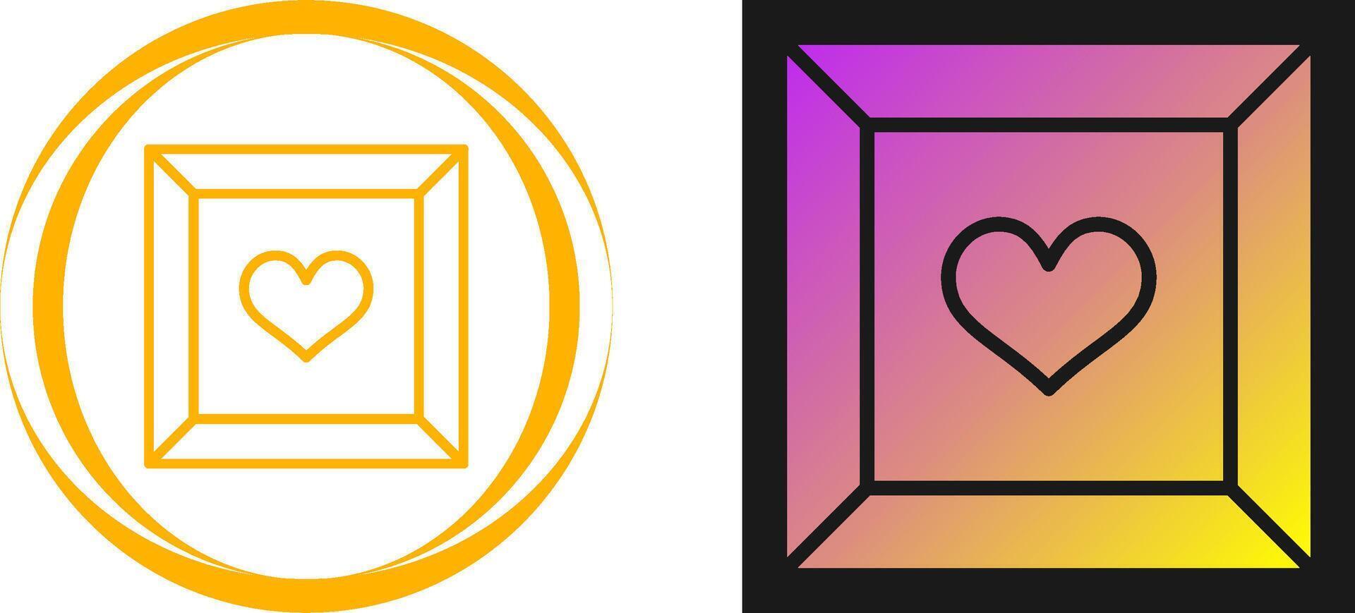 Romantic Jewelry Box Vector Icon