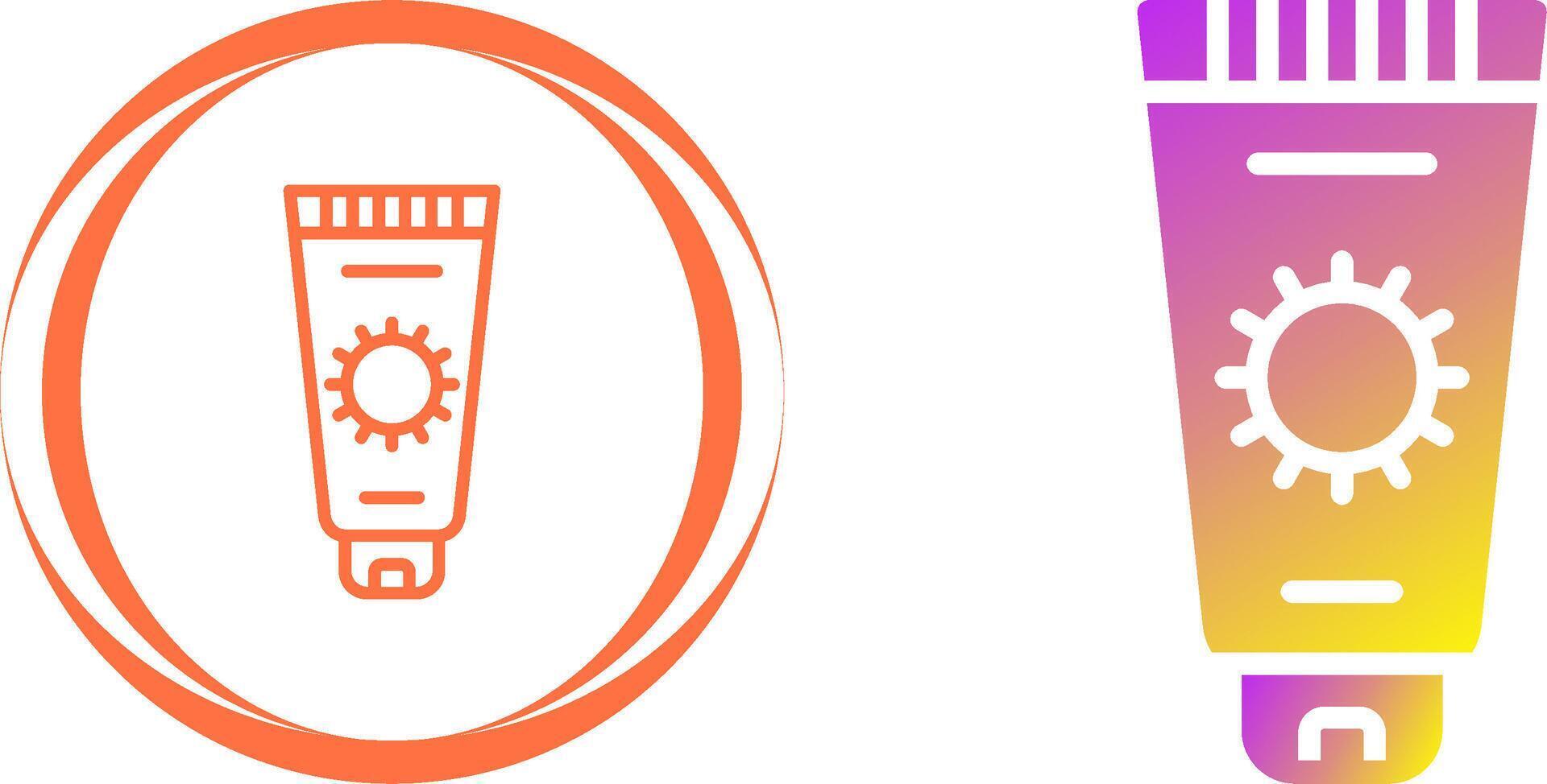 Sunscreen Vector Icon