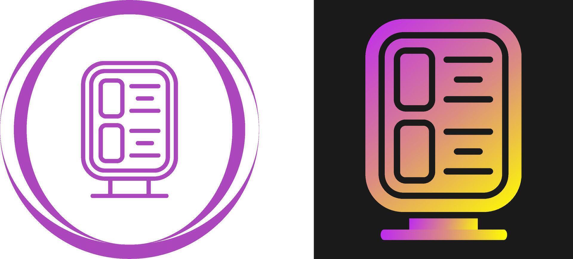 Digital Signage Vector Icon