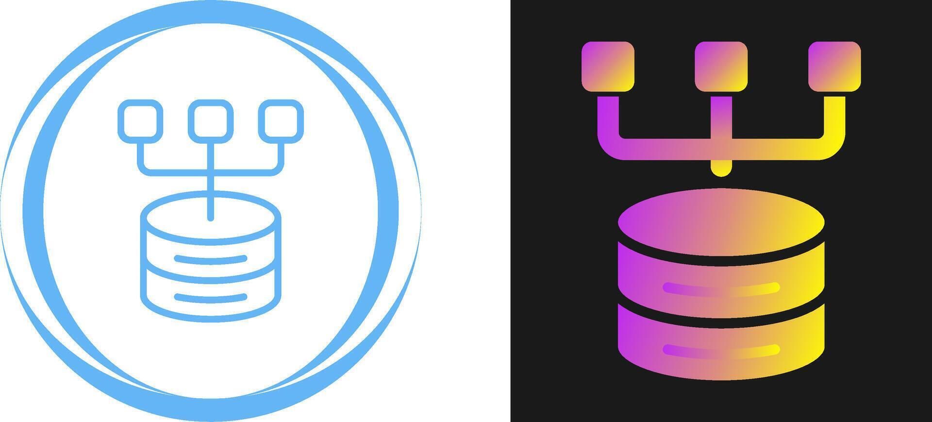 Data Modeling Vector Icon