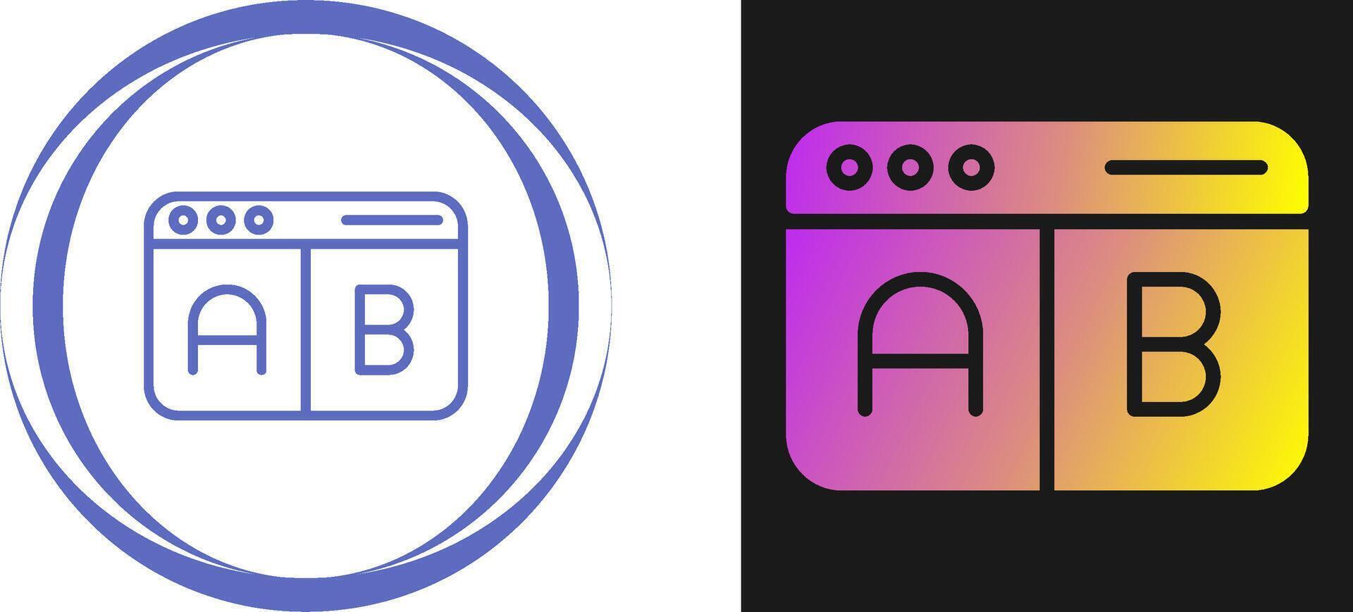 Multivariate Testing Vector Icon