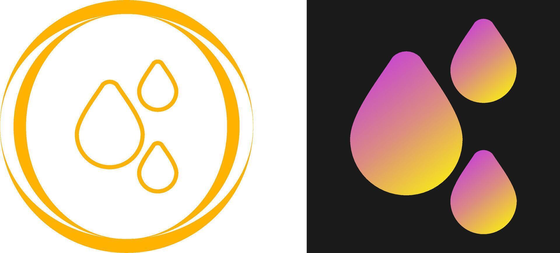 Raindrop Vector Icon