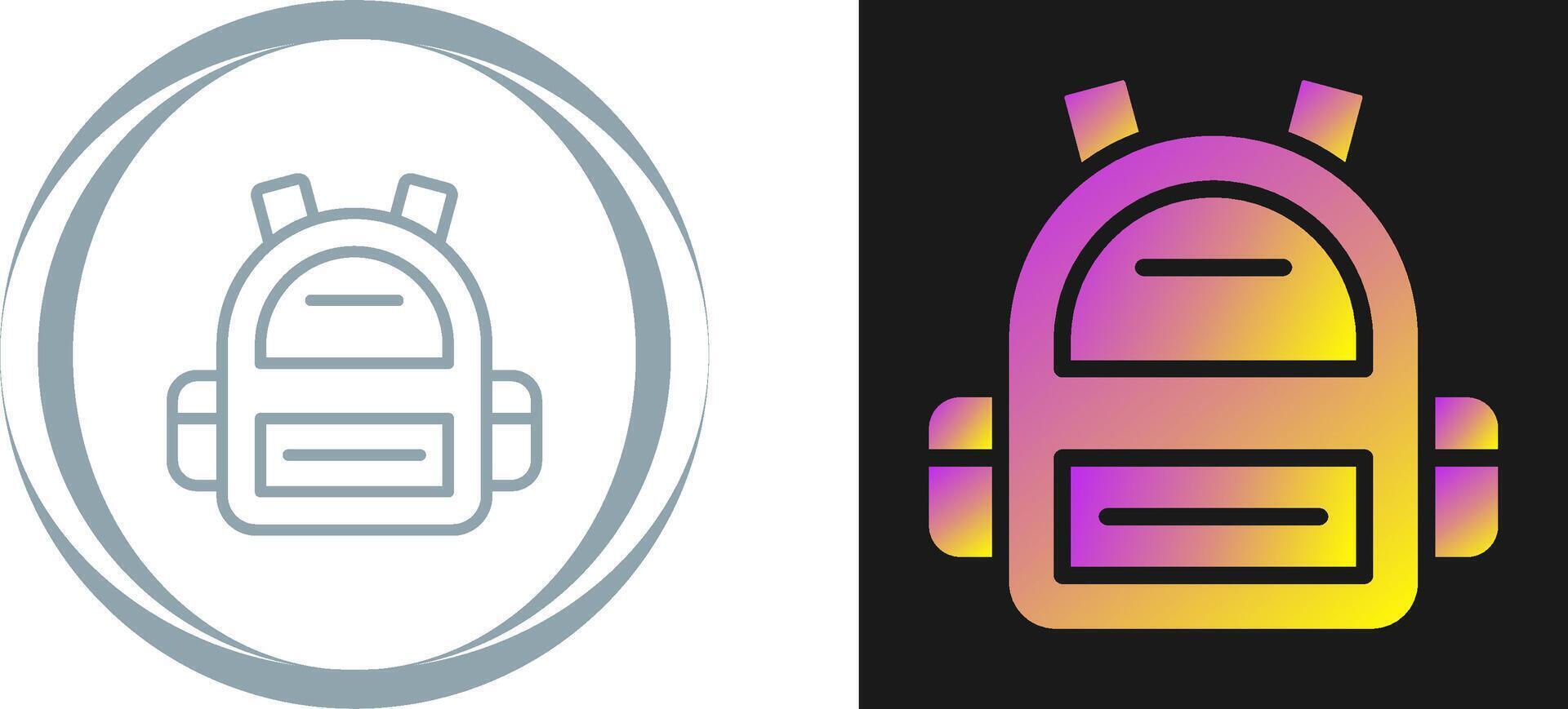 Backpack Vector Icon