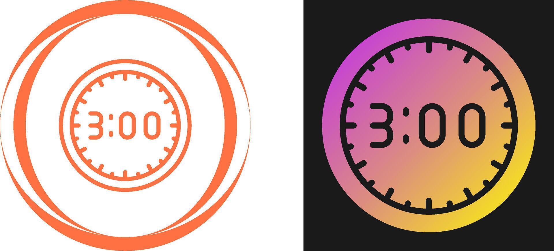 Clock Vector Icon